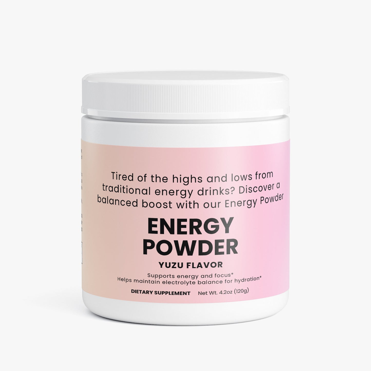 Energy Powder (Yuzu Flavor)