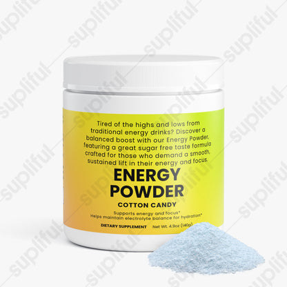 Energy Powder (Cotton Candy)