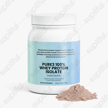 Pure3 100% Whey Protein Isolate (Chocolate)