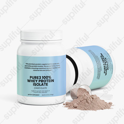 Pure3 100% Whey Protein Isolate (Chocolate)