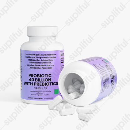 Probiotic 40 Billion with Prebiotics
