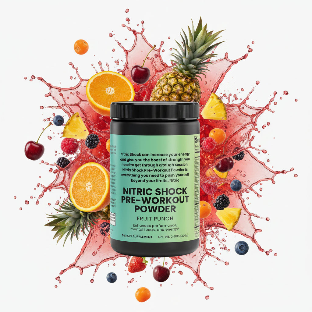 Nitric Shock Pre-Workout Powder (Fruit Punch)