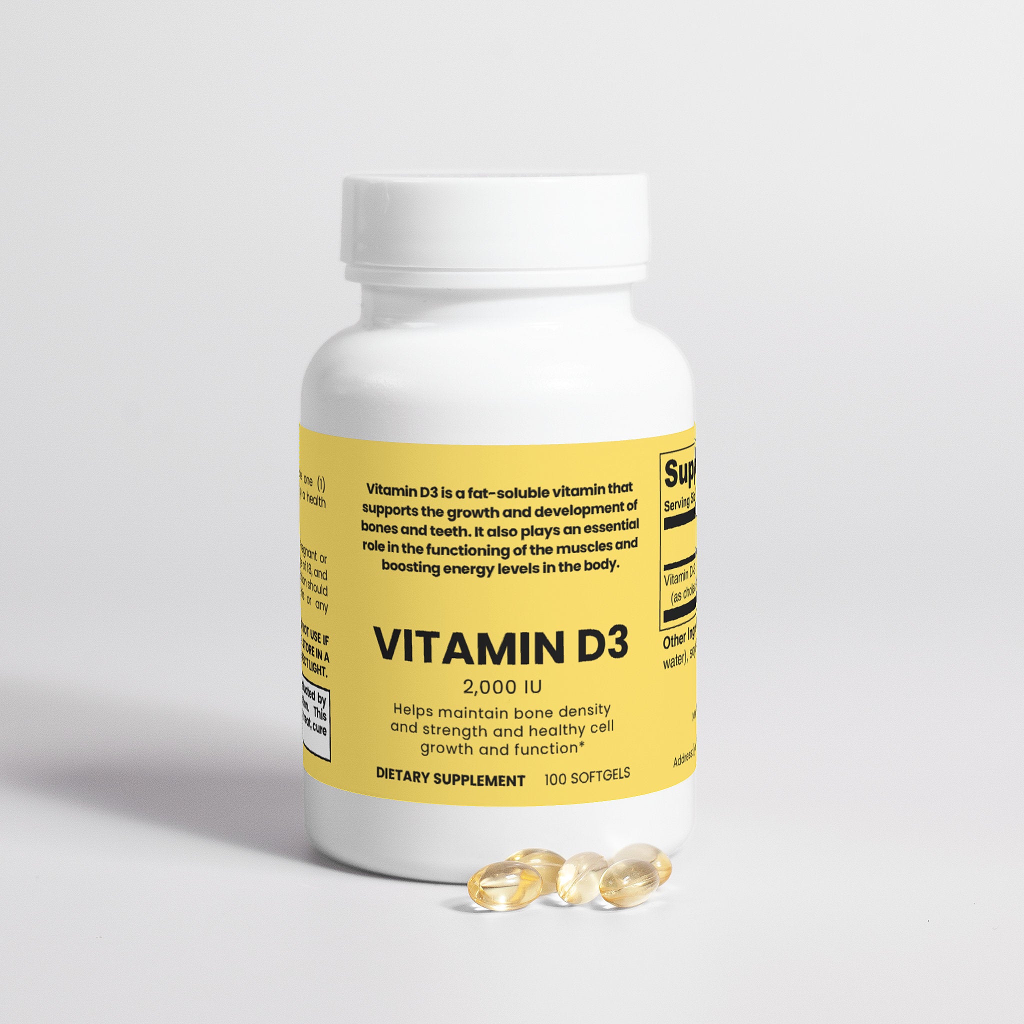 Vitamin D3 2,000 IU