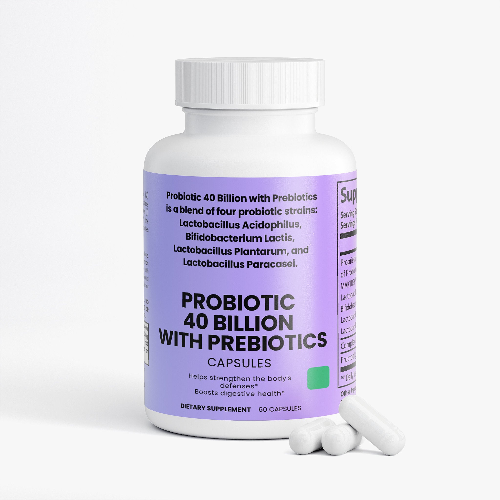 Probiotic 40 Billion with Prebiotics