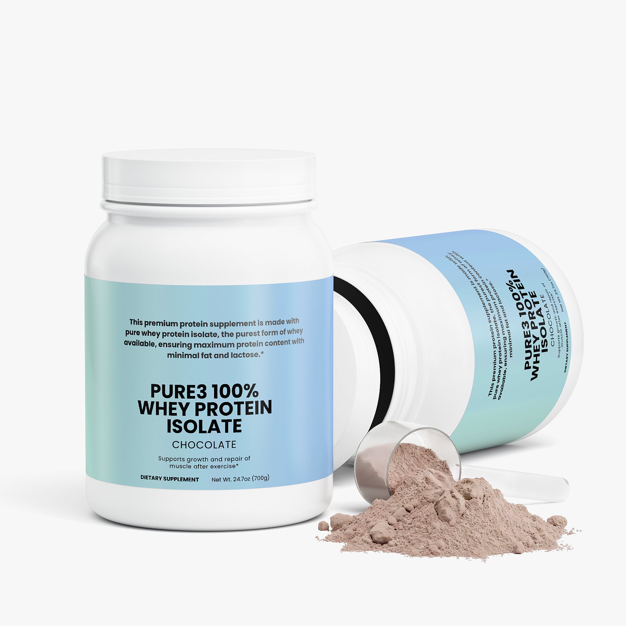 Pure3 100% Whey Protein Isolate (Chocolate)