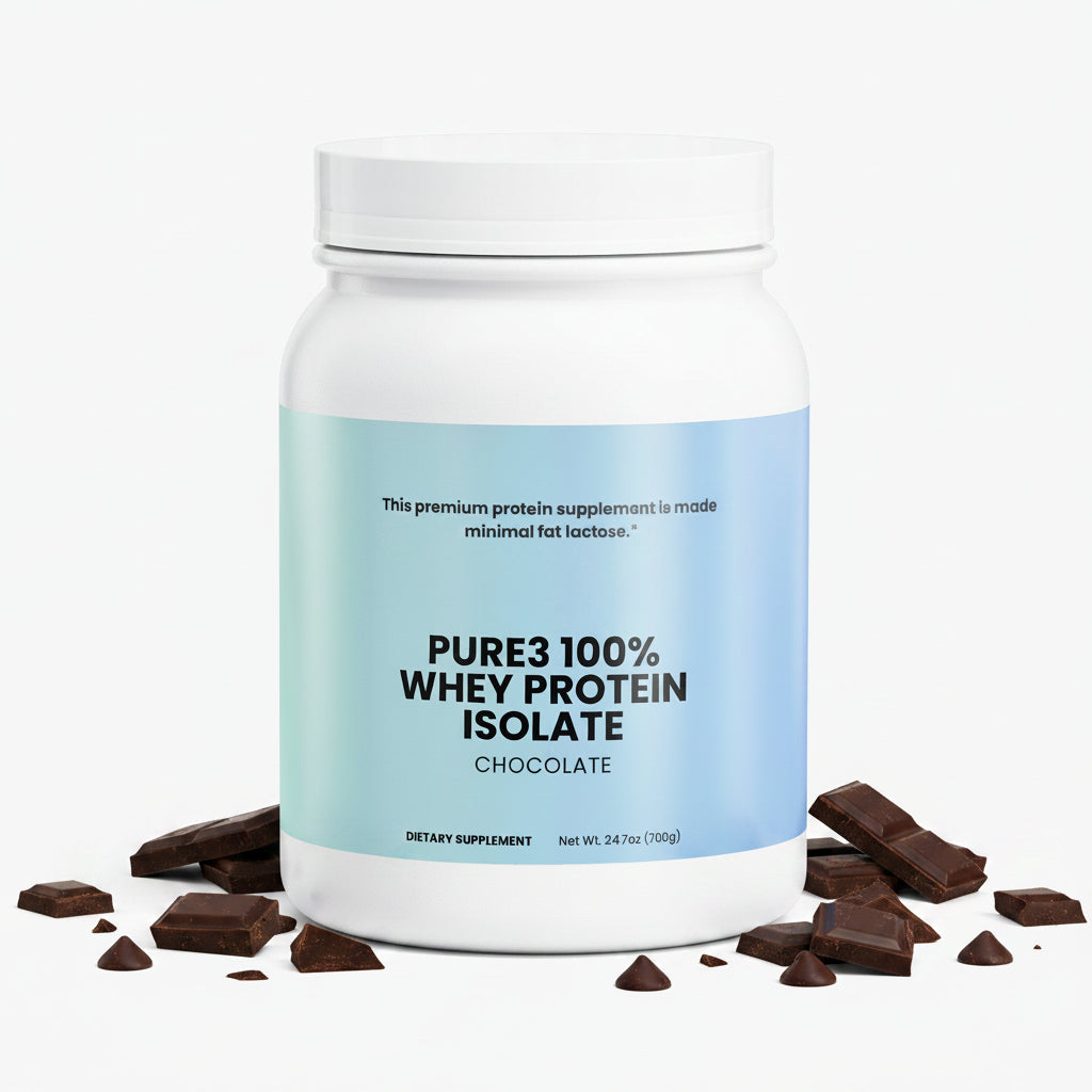 Pure3 100% Whey Protein Isolate (Chocolate)