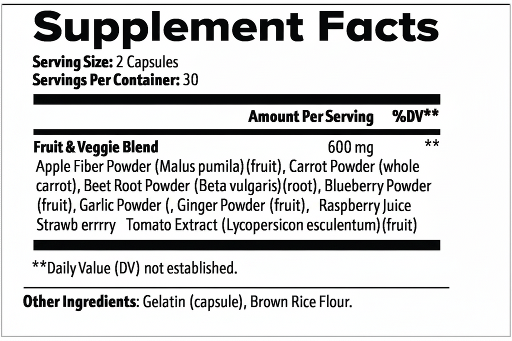 Fruits and Veggies