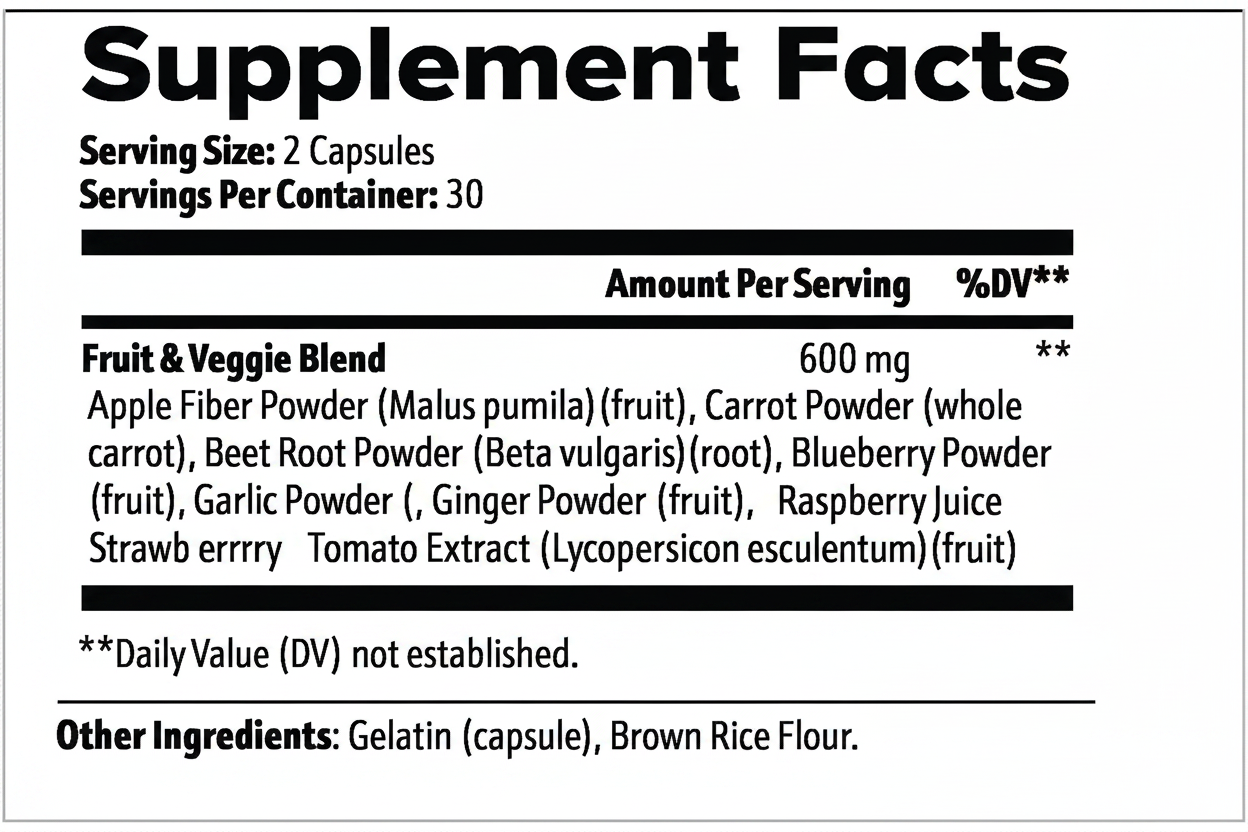 Fruits and Veggies