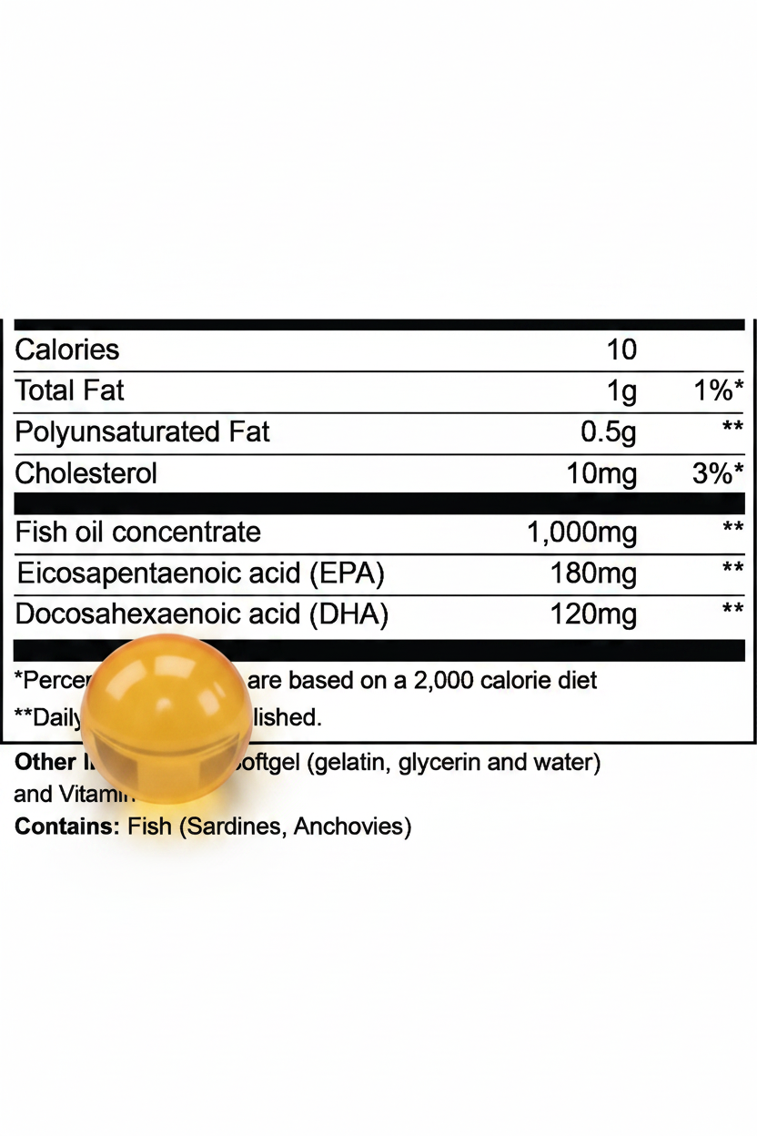 Omega-3 EPA 180mg + DHA 120mg