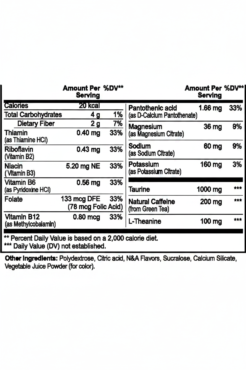 Energy Powder (Yuzu Flavor)