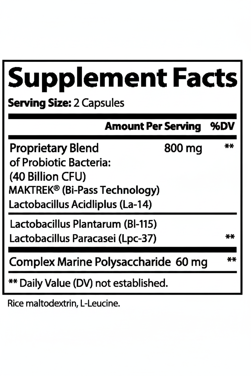 Probiotic 40 Billion with Prebiotics