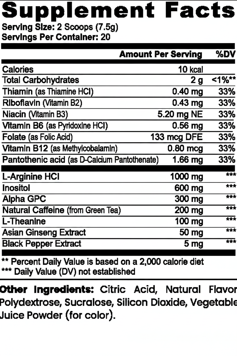 Focus Powder (Sour Grape)