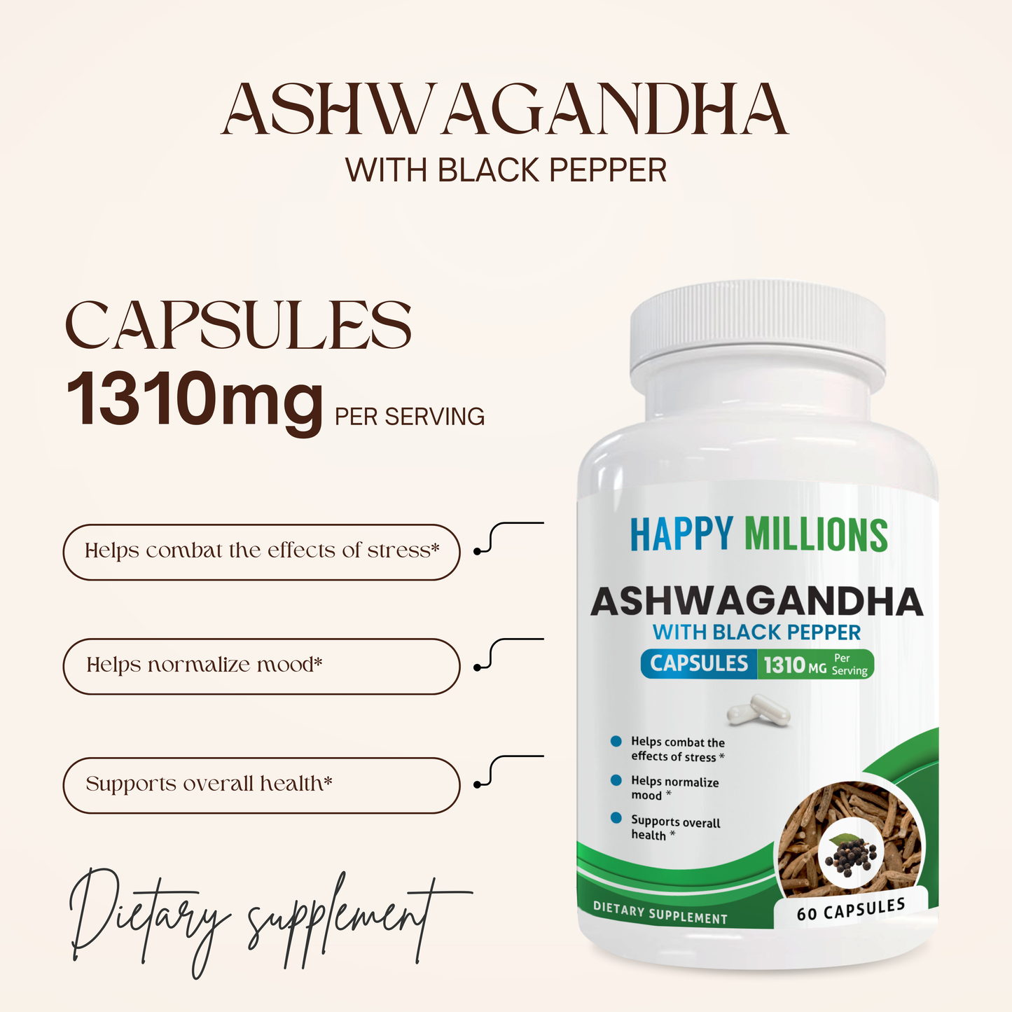 ASHWAGANDHA WITH BLACK PEPPER & COLLAGEN COMPLEX