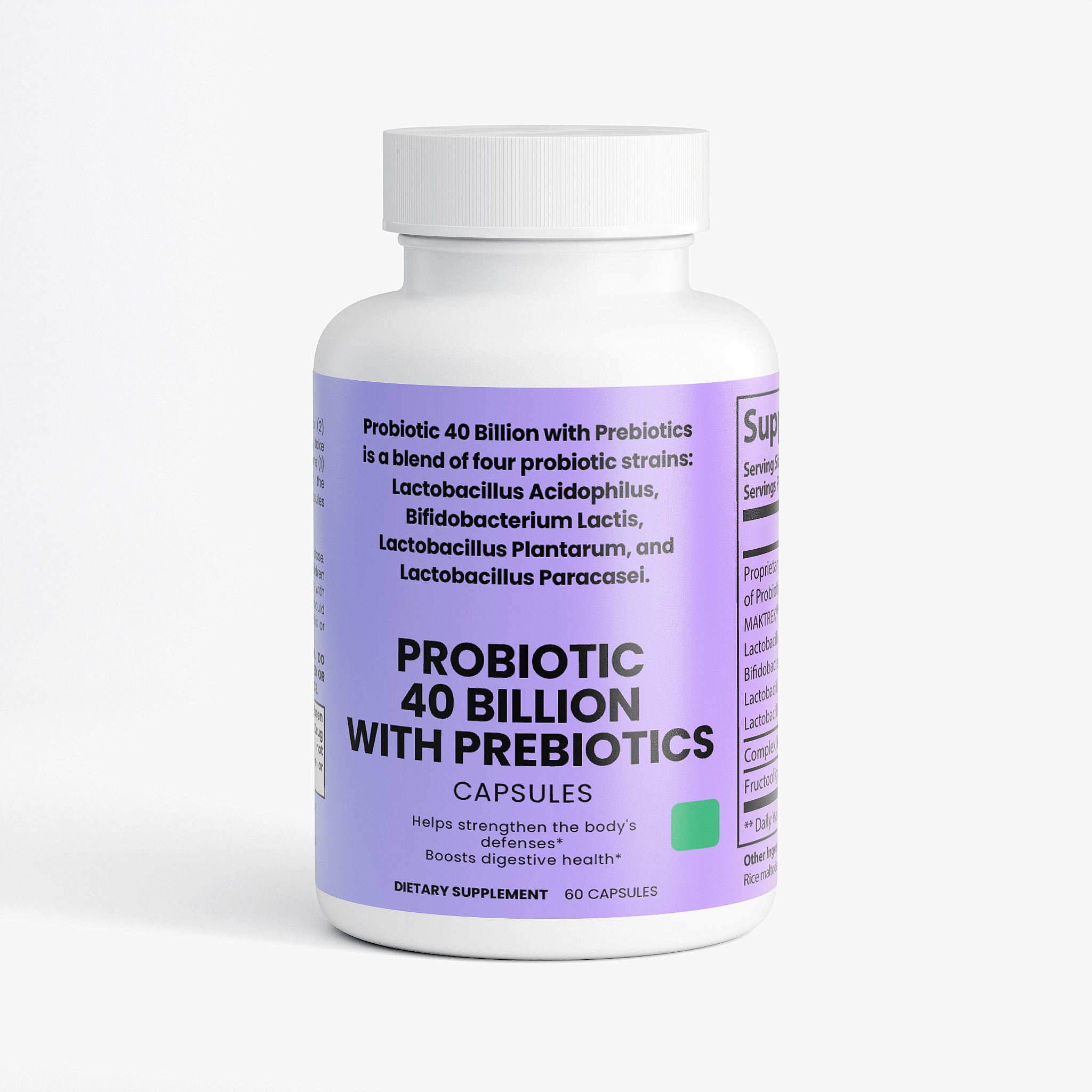 Probiotic 40 Billion with Prebiotics