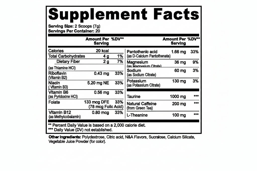 Energy Powder (Fruit Punch)
