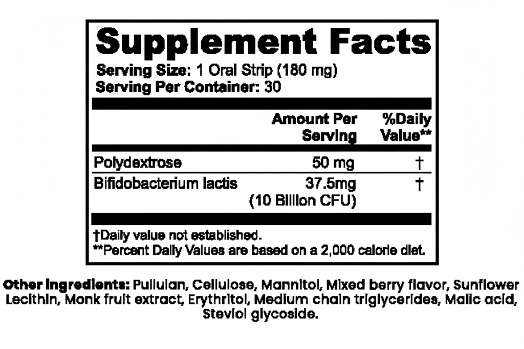Probiotic + Metabolism Strips