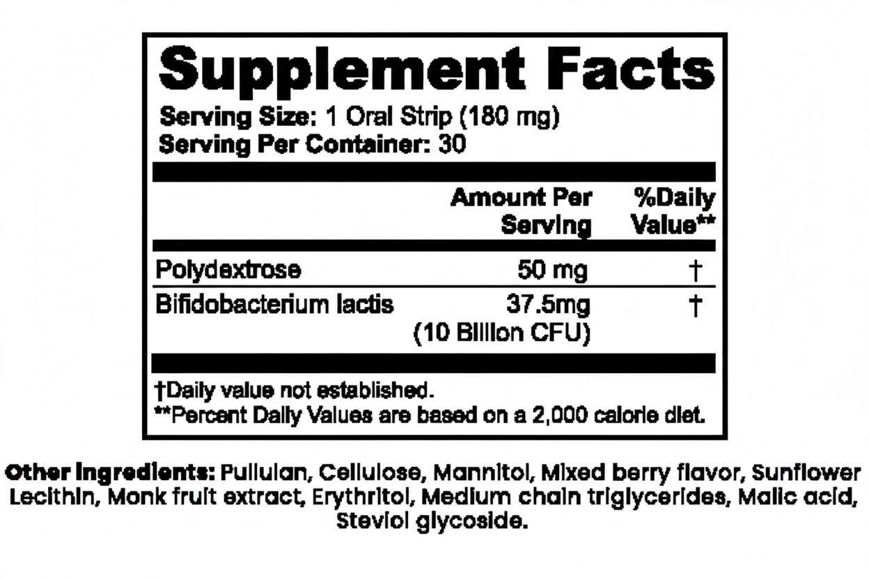 Probiotic + Metabolism Strips